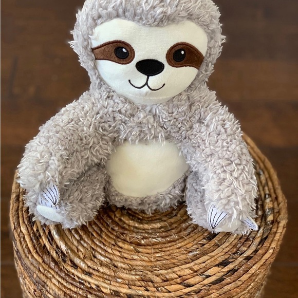 Sloth Cuddly Cozy Plush Heatable Lavender Scented Stuffed Animal. - Picture 3 of 3